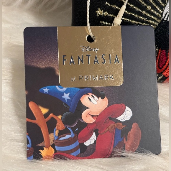 Disney Fantasia Mickey Mouse Black Coin Purse NWT - Picture 3 of 4